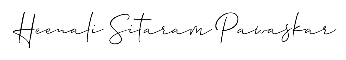 Elevate your brand with a stunning Heenali Sitaram Pawaskar eSignature. The Allison_Script style provides a balanced, flowing aesthetic for everyday signing. Heenali Sitaram Pawaskar signature style 2 images and pictures png