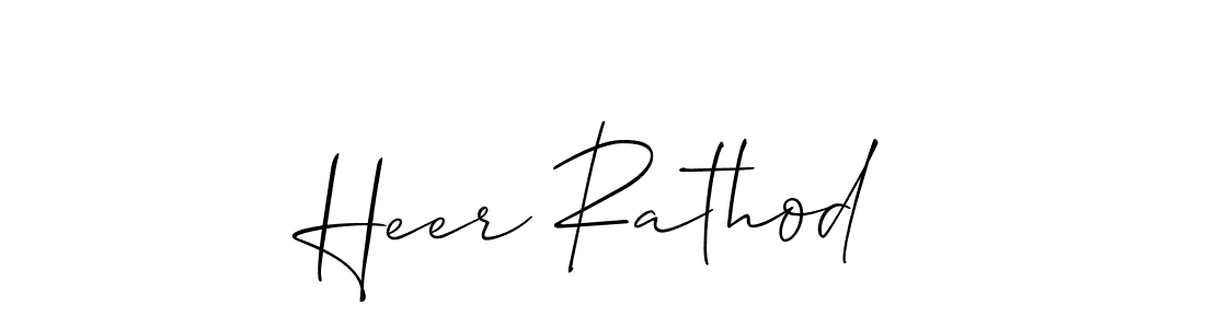 You can use this online signature creator to create a handwritten signature for the name Heer Rathod. This is the best online autograph maker. Heer Rathod signature style 2 images and pictures png