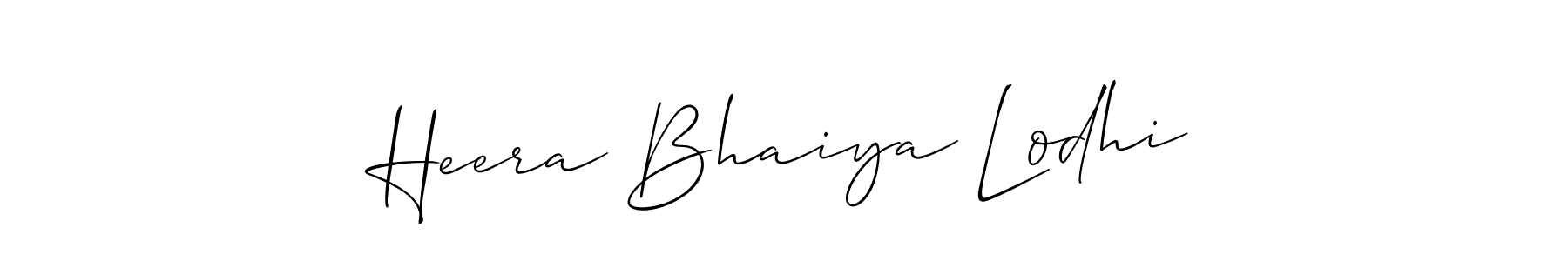 Make a beautiful signature design for name Heera Bhaiya Lodhi. Use this online signature maker to create a handwritten signature for free. Heera Bhaiya Lodhi signature style 2 images and pictures png
