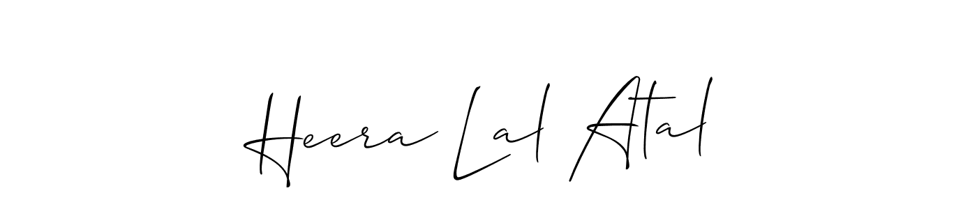 Best and Professional Signature Style for Heera Lal Atal. Allison_Script Best Signature Style Collection. Heera Lal Atal signature style 2 images and pictures png