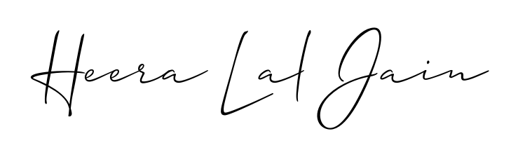 The best way (Allison_Script) to make a short signature is to pick only two or three words in your name. For converting this name Heera Lal Jain. Heera Lal Jain signature style 2 images and pictures png