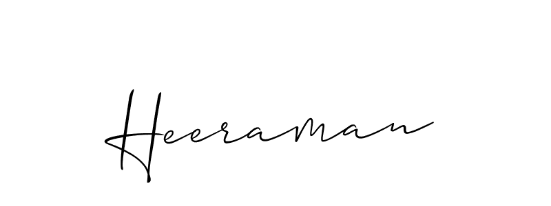 Heeraman stylish signature style. Best Handwritten Sign (Allison_Script) for my name. Handwritten Signature Collection Ideas for my name Heeraman. Heeraman signature style 2 images and pictures png