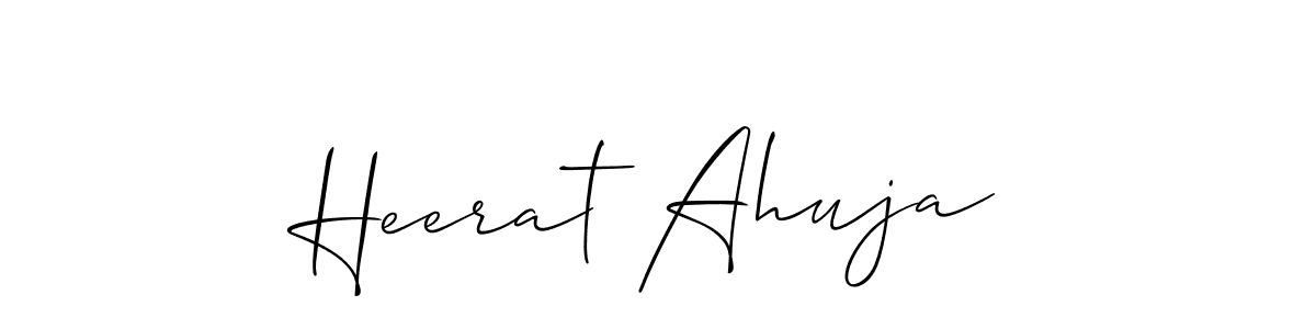 Best and Professional Signature Style for Heerat Ahuja. Allison_Script Best Signature Style Collection. Heerat Ahuja signature style 2 images and pictures png