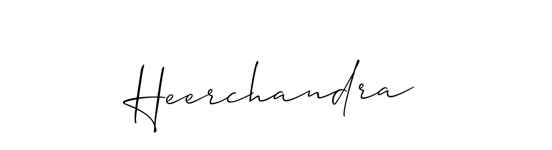 How to Draw Heerchandra signature style? Allison_Script is a latest design signature styles for name Heerchandra. Heerchandra signature style 2 images and pictures png