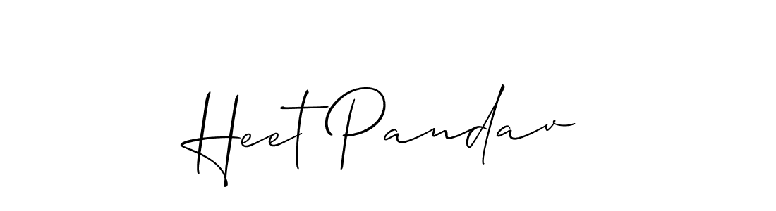 Best and Professional Signature Style for Heet Pandav. Allison_Script Best Signature Style Collection. Heet Pandav signature style 2 images and pictures png