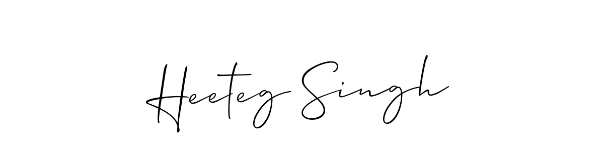 Similarly Allison_Script is the best handwritten signature design. Signature creator online .You can use it as an online autograph creator for name Heeteg Singh. Heeteg Singh signature style 2 images and pictures png