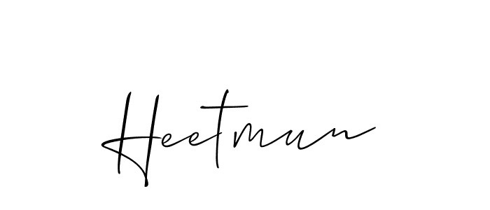 Similarly Allison_Script is the best handwritten signature design. Signature creator online .You can use it as an online autograph creator for name Heetmun. Heetmun signature style 2 images and pictures png