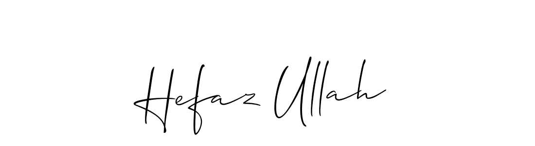 It looks lik you need a new signature style for name Hefaz Ullah. Design unique handwritten (Allison_Script) signature with our free signature maker in just a few clicks. Hefaz Ullah signature style 2 images and pictures png