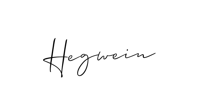 Make a short Hegwein signature style. Manage your documents anywhere anytime using Allison_Script. Create and add eSignatures, submit forms, share and send files easily. Hegwein signature style 2 images and pictures png