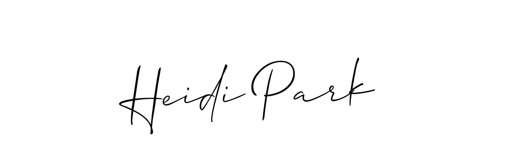 Check out images of Autograph of Heidi Park name. Actor Heidi Park Signature Style. Allison_Script is a professional sign style online. Heidi Park signature style 2 images and pictures png
