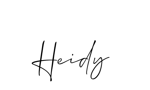 See photos of Heidy official signature by Spectra . Check more albums & portfolios. Read reviews & check more about Allison_Script font. Heidy signature style 2 images and pictures png