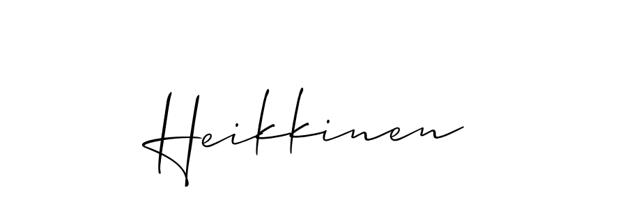 Best and Professional Signature Style for Heikkinen. Allison_Script Best Signature Style Collection. Heikkinen signature style 2 images and pictures png