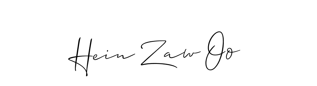 It looks lik you need a new signature style for name Hein Zaw Oo. Design unique handwritten (Allison_Script) signature with our free signature maker in just a few clicks. Hein Zaw Oo signature style 2 images and pictures png