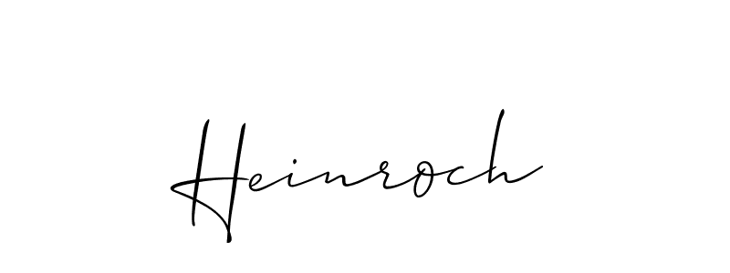 Heinroch stylish signature style. Best Handwritten Sign (Allison_Script) for my name. Handwritten Signature Collection Ideas for my name Heinroch. Heinroch signature style 2 images and pictures png