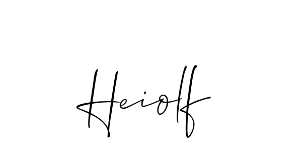 Best and Professional Signature Style for Heiolf. Allison_Script Best Signature Style Collection. Heiolf signature style 2 images and pictures png