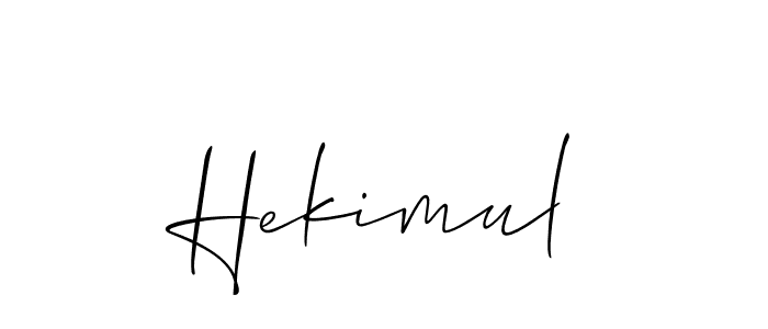 Similarly Allison_Script is the best handwritten signature design. Signature creator online .You can use it as an online autograph creator for name Hekimul. Hekimul signature style 2 images and pictures png