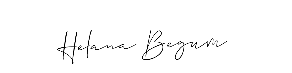 Make a beautiful signature design for name Helana Begum. Use this online signature maker to create a handwritten signature for free. Helana Begum signature style 2 images and pictures png