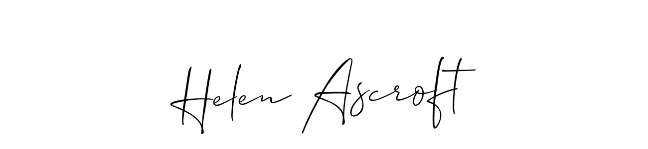 Check out images of Autograph of Helen Ascroft name. Actor Helen Ascroft Signature Style. Allison_Script is a professional sign style online. Helen Ascroft signature style 2 images and pictures png