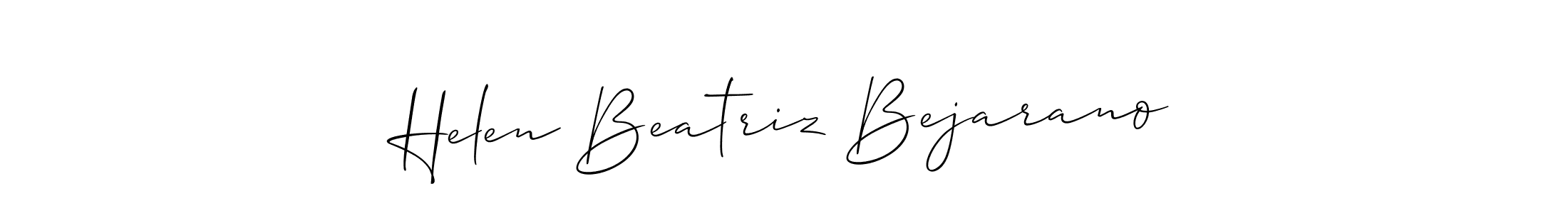 Helen Beatriz Bejarano stylish signature style. Best Handwritten Sign (Allison_Script) for my name. Handwritten Signature Collection Ideas for my name Helen Beatriz Bejarano. Helen Beatriz Bejarano signature style 2 images and pictures png