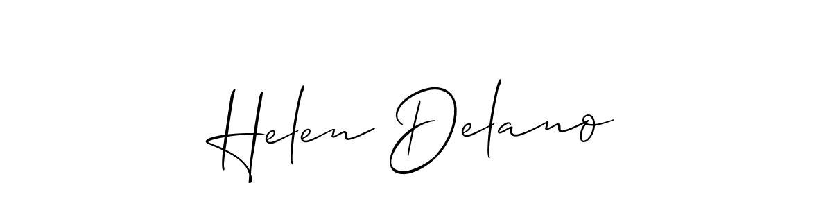 This is the best signature style for the Helen Delano name. Also you like these signature font (Allison_Script). Mix name signature. Helen Delano signature style 2 images and pictures png