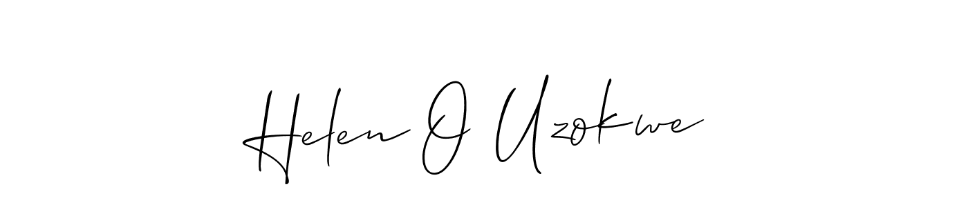 Once you've used our free online signature maker to create your best signature Allison_Script style, it's time to enjoy all of the benefits that Helen O Uzokwe name signing documents. Helen O Uzokwe signature style 2 images and pictures png