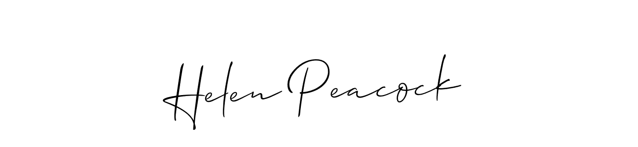 How to Draw Helen Peacock signature style? Allison_Script is a latest design signature styles for name Helen Peacock. Helen Peacock signature style 2 images and pictures png
