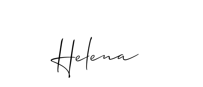 Design your own signature with our free online signature maker. With this signature software, you can create a handwritten (Allison_Script) signature for name Helena . Helena  signature style 2 images and pictures png