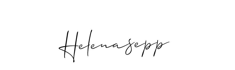 Also we have Helenasepp name is the best signature style. Create professional handwritten signature collection using Allison_Script autograph style. Helenasepp signature style 2 images and pictures png