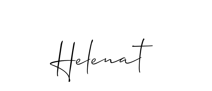Make a short Helenat signature style. Manage your documents anywhere anytime using Allison_Script. Create and add eSignatures, submit forms, share and send files easily. Helenat signature style 2 images and pictures png