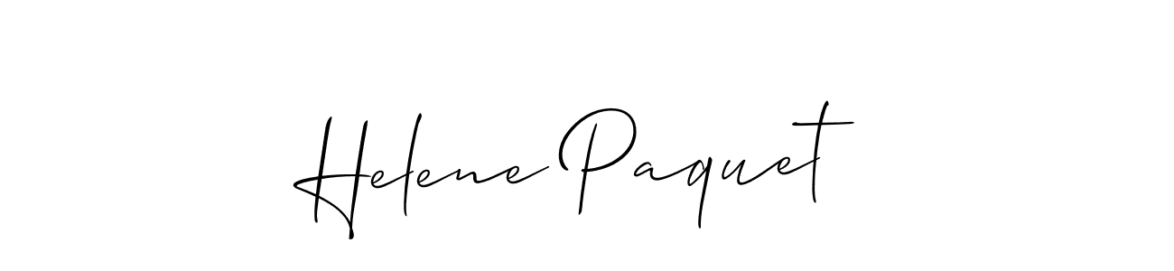 Best and Professional Signature Style for Helene Paquet. Allison_Script Best Signature Style Collection. Helene Paquet signature style 2 images and pictures png