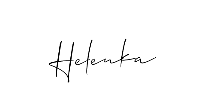 How to Draw Helenka signature style? Allison_Script is a latest design signature styles for name Helenka. Helenka signature style 2 images and pictures png