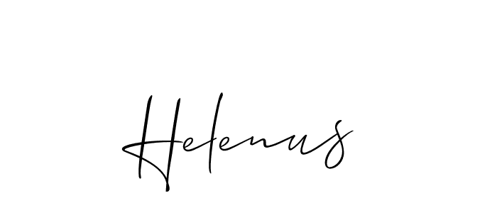 This is the best signature style for the Helenus name. Also you like these signature font (Allison_Script). Mix name signature. Helenus signature style 2 images and pictures png