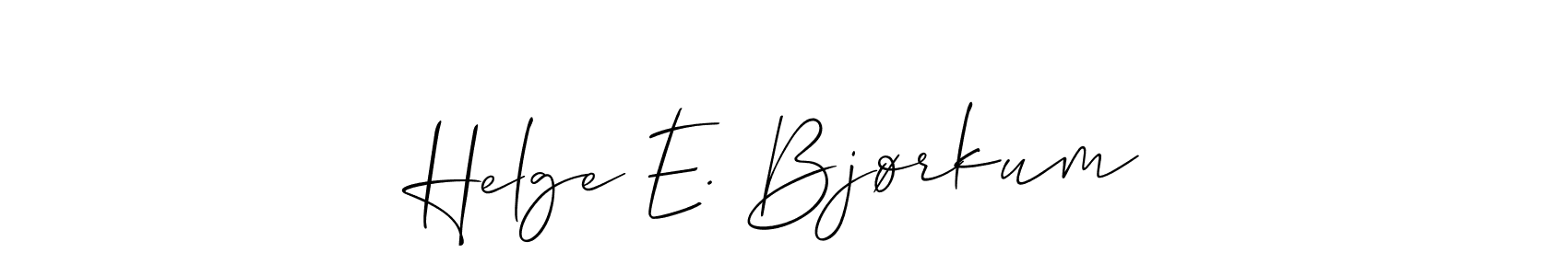 Here are the top 10 professional signature styles for the name Helge E. Bjørkum. These are the best autograph styles you can use for your name. Helge E. Bjørkum signature style 2 images and pictures png