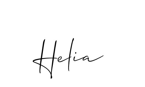 How to Draw Helia signature style? Allison_Script is a latest design signature styles for name Helia. Helia signature style 2 images and pictures png