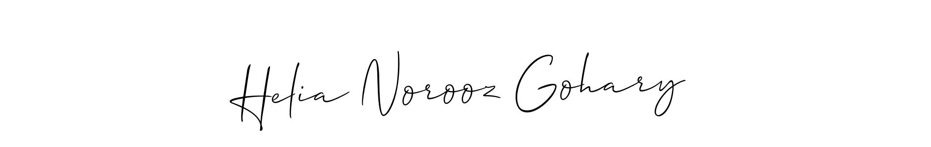 You can use this online signature creator to create a handwritten signature for the name Helia Norooz Gohary. This is the best online autograph maker. Helia Norooz Gohary signature style 2 images and pictures png