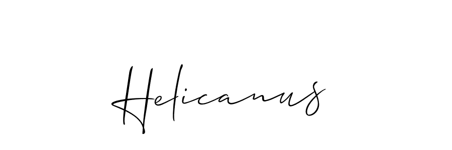 How to Draw Helicanus signature style? Allison_Script is a latest design signature styles for name Helicanus. Helicanus signature style 2 images and pictures png