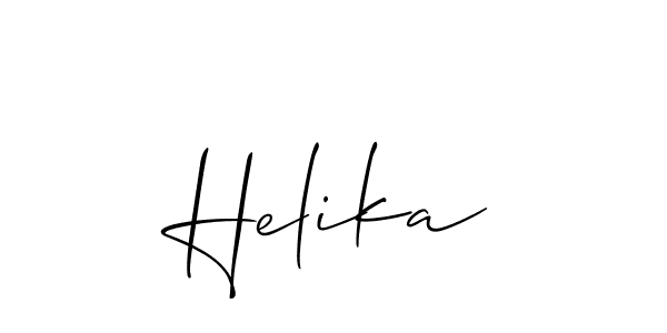 How to Draw Helika signature style? Allison_Script is a latest design signature styles for name Helika. Helika signature style 2 images and pictures png
