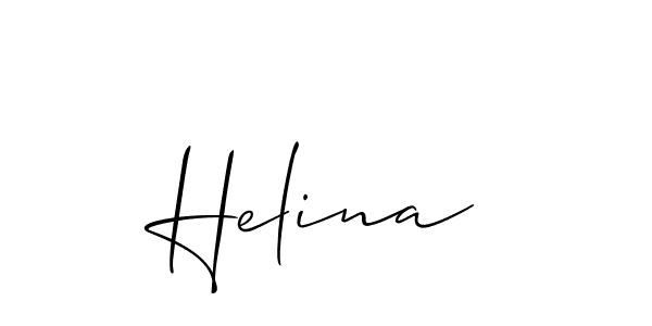 Similarly Allison_Script is the best handwritten signature design. Signature creator online .You can use it as an online autograph creator for name Helina. Helina signature style 2 images and pictures png