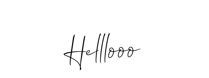 How to Draw Helllooo signature style? Allison_Script is a latest design signature styles for name Helllooo. Helllooo signature style 2 images and pictures png