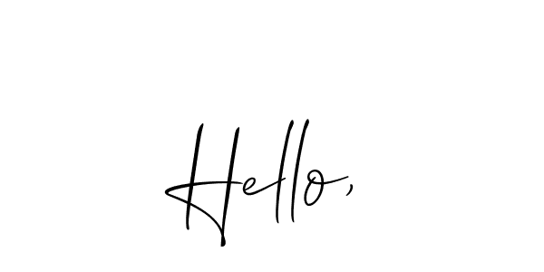 Once you've used our free online signature maker to create your best signature Allison_Script style, it's time to enjoy all of the benefits that Hello, name signing documents. Hello, signature style 2 images and pictures png