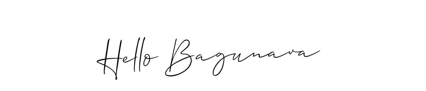 Best and Professional Signature Style for Hello Bagunava. Allison_Script Best Signature Style Collection. Hello Bagunava signature style 2 images and pictures png