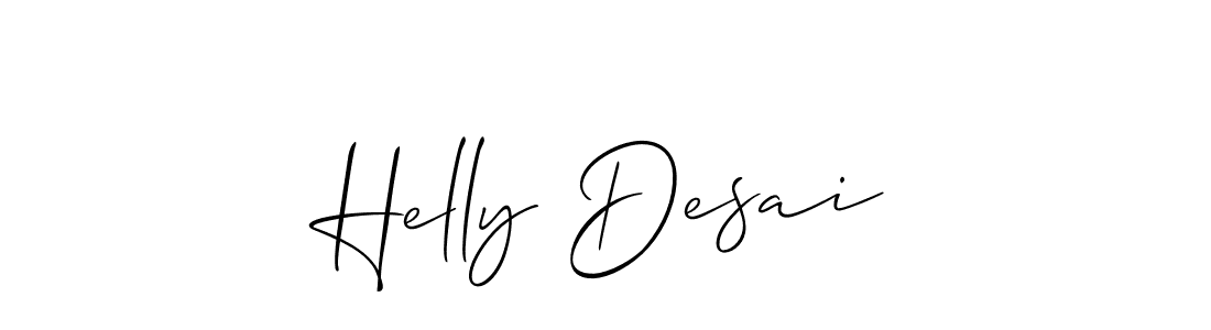 Make a beautiful signature design for name Helly Desai. Use this online signature maker to create a handwritten signature for free. Helly Desai signature style 2 images and pictures png