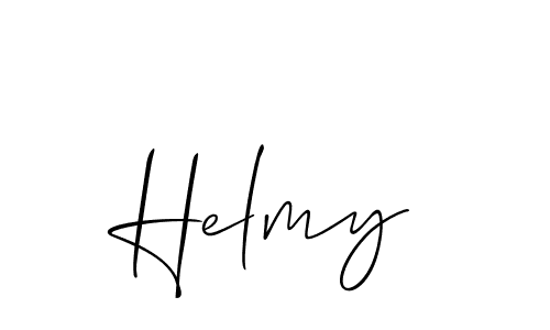 Make a beautiful signature design for name Helmy. With this signature (Allison_Script) style, you can create a handwritten signature for free. Helmy signature style 2 images and pictures png