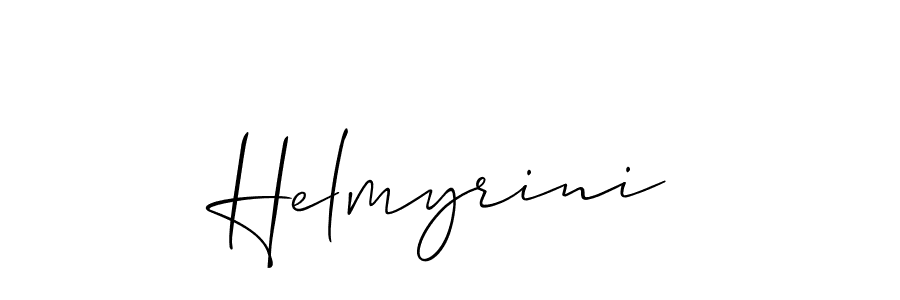 Once you've used our free online signature maker to create your best signature Allison_Script style, it's time to enjoy all of the benefits that Helmyrini name signing documents. Helmyrini signature style 2 images and pictures png