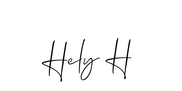 You can use this online signature creator to create a handwritten signature for the name Hely H. This is the best online autograph maker. Hely H signature style 2 images and pictures png
