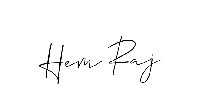 Once you've used our free online signature maker to create your best signature Allison_Script style, it's time to enjoy all of the benefits that Hem Raj name signing documents. Hem Raj signature style 2 images and pictures png