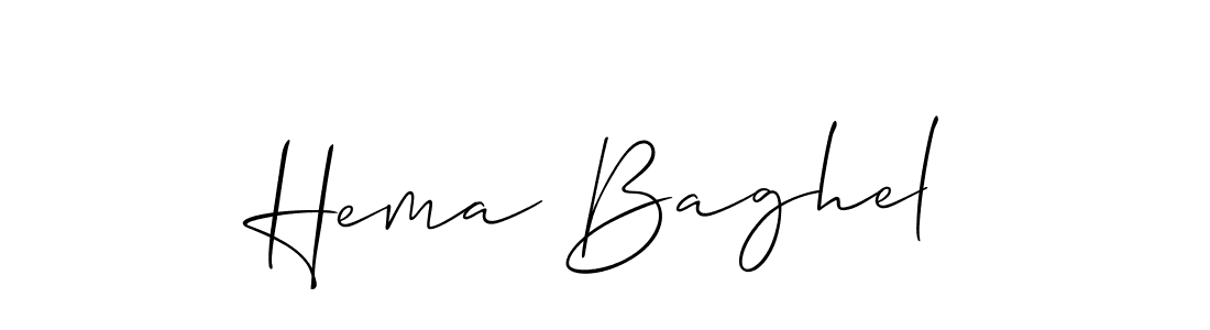 How to Draw Hema Baghel signature style? Allison_Script is a latest design signature styles for name Hema Baghel. Hema Baghel signature style 2 images and pictures png