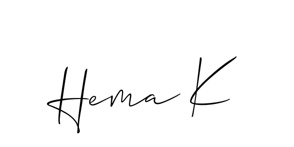 Once you've used our free online signature maker to create your best signature Allison_Script style, it's time to enjoy all of the benefits that Hema K name signing documents. Hema K signature style 2 images and pictures png