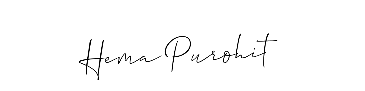 You can use this online signature creator to create a handwritten signature for the name Hema Purohit. This is the best online autograph maker. Hema Purohit signature style 2 images and pictures png