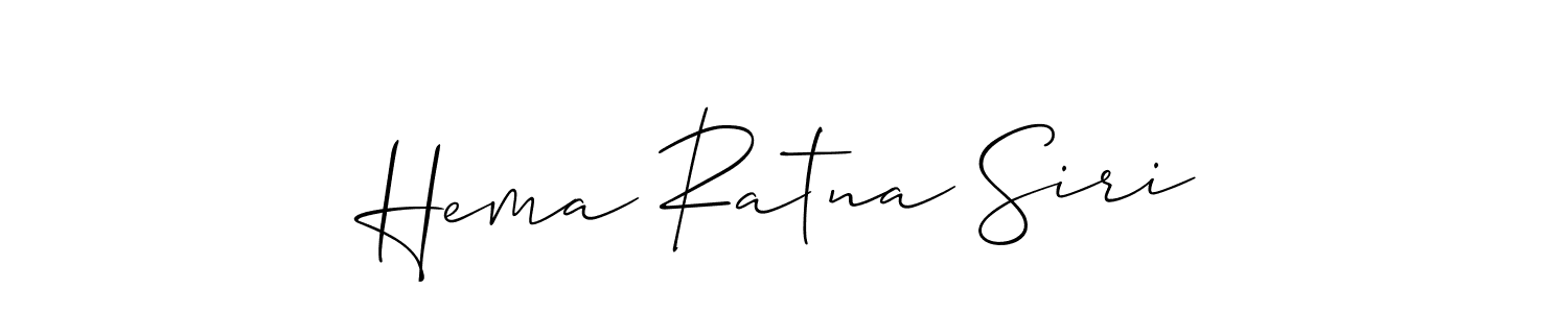 Once you've used our free online signature maker to create your best signature Allison_Script style, it's time to enjoy all of the benefits that Hema Ratna Siri name signing documents. Hema Ratna Siri signature style 2 images and pictures png